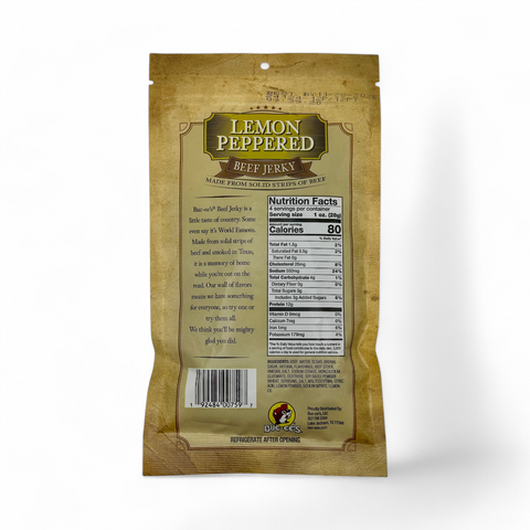 Lemon Peppered Beef Jerky