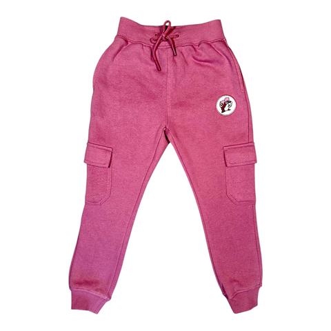 Youth Pink Fleece Jogger