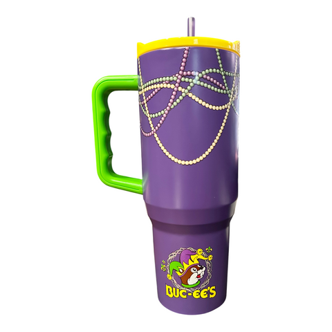 Mardi Gras 2026 Purple Tumbler - 40oz