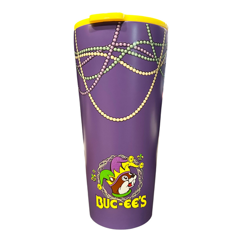 Mardi Gras 2026 Purple Tumbler - 32oz Double Pint