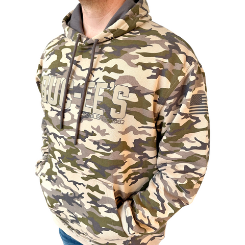 Buc-ee's Adult Born And Bred Camo Hoodie