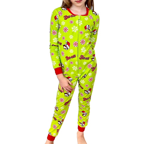 Buc-ee's Youth Christmas 2025 Onesie Pajamas