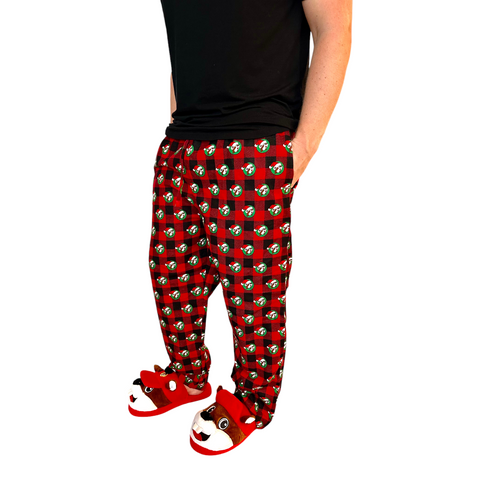 Buc-ee's Adult Christmas Plaid Pajama Pants TrueTexasMerch Buc-ee's Adult Christmas Plaid Pajama Pants TrueTexasMerch