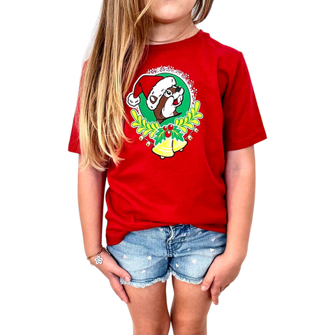Buc-ee's Toddler Christmas 2025 Red T-Shirt