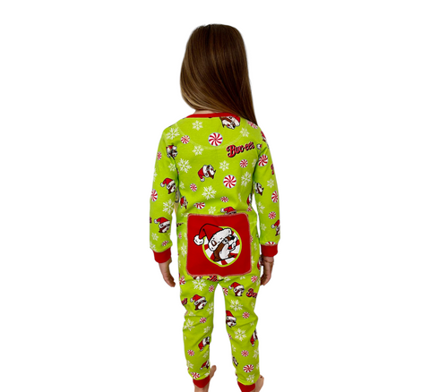 Buc-ee's Toddler Christmas 2025 Onesie Pajamas