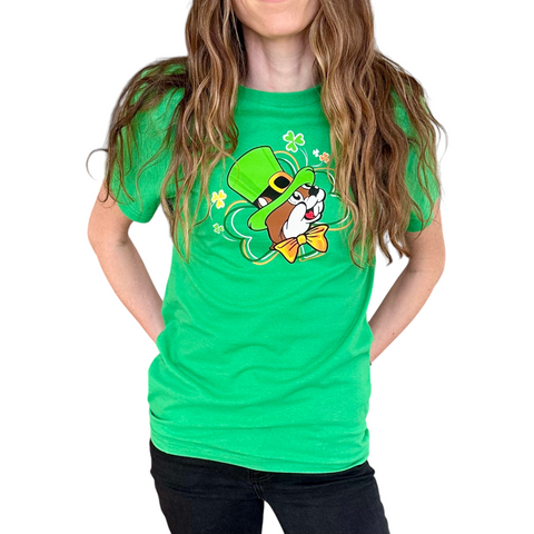 Buc-ee's St. Patrick's Day 2026 Green Adult T-Shirt