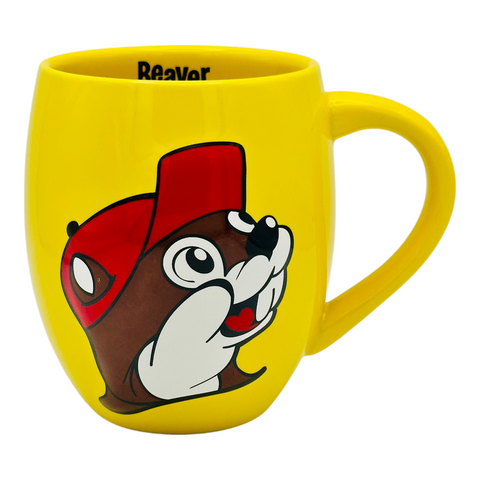 Classic Yellow Beaver Believer Mug with Buc-ee's Logo