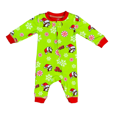 Buc-ee's Infant Christmas 2025 Onesie Pajamas