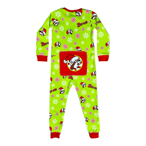 Buc-ee's Toddler Christmas 2025 Onesie Pajamas