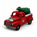 Santa Beaver Truck Ornament