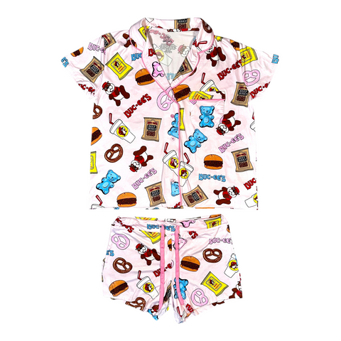 Buc-ee’s Women's Pink Snack Pajamas