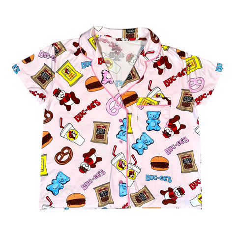 Buc-ee’s Women's Pink Snack Pajamas