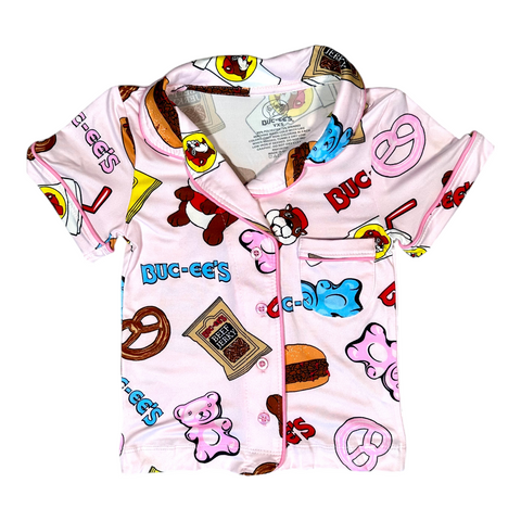 Buc-ee’s Youth Pink Snack Pajamas