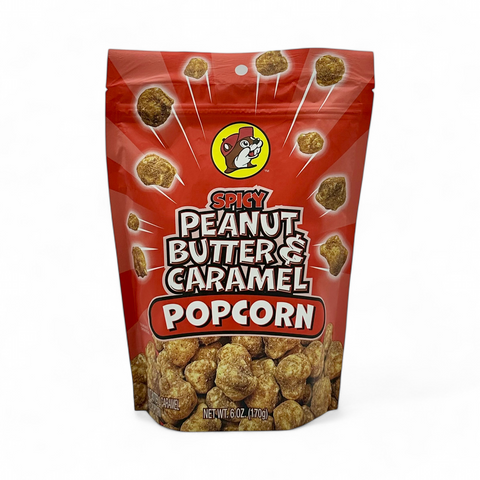 Spicy Peanut Butter & Caramel Popcorn