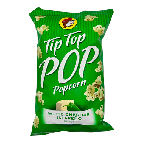 Buc-ee's Tip Top Pop Popcorn - White Cheddar Jalapeno