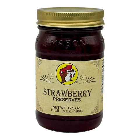 Buc-ee’s Strawberry Preserves – No HFCS, Gluten-Free, USA-Made