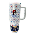 White 40oz tumbler - Triple insulated stainless steel