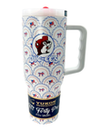 White 40oz tumbler - Triple insulated stainless steel