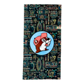 Buc-ee's Neon Tiki towel - 35x70 inches, 100% cotton