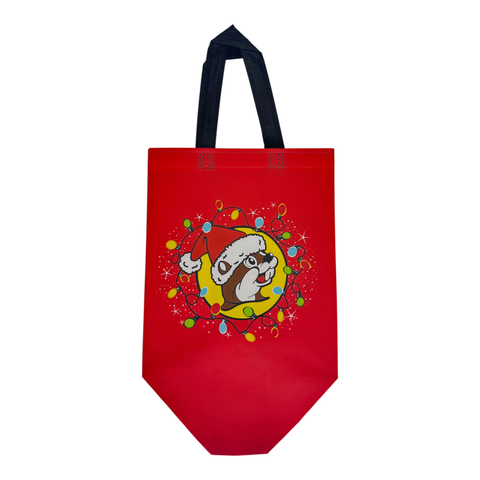 Red gift tote - festive design for holiday use