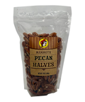 Brown pecan halves - 16 oz bag