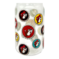 Clear can-shaped glass - 12oz novelty drinkware