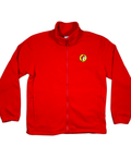 Red fleece jacket - soft and cozy