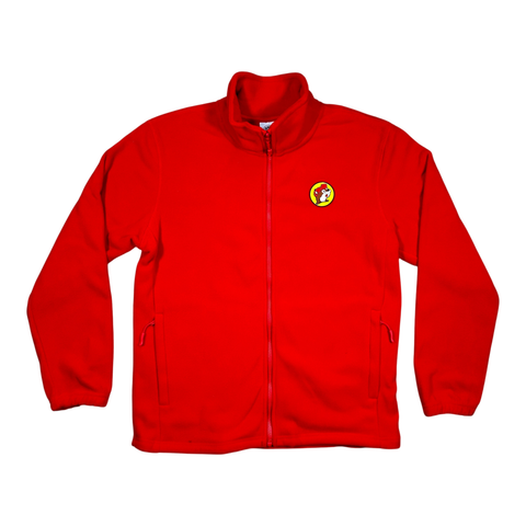 Red fleece jacket - soft and cozy