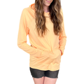 Buc-ee's coral hooded swim shirt - UPF 50+ protection
