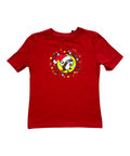 Red toddler ugly sweater - cheerful holiday design