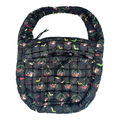 Black Halloween tote bag - features front zipper pocket