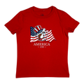 Buc-ee's red youth t-shirt - patriotic design