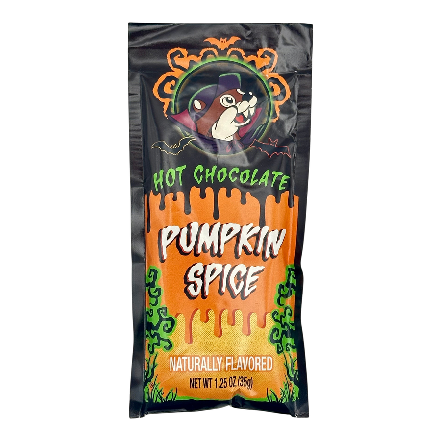 Black and orange hot chocolate mix - Pumpkin Spice flavor