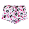 Pink lounge shorts - playful cherry print