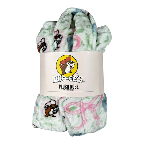 Buc-ee's plush robe - soft plush material