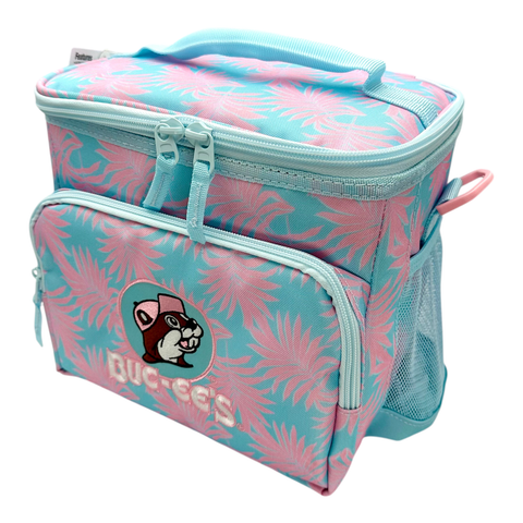 Buc-ee's Neon Palm Lunch Box Cooler - spacious interior