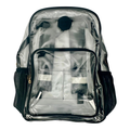 Clear school backpack - durable plastic construction