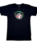 Black t-shirt - glow-in-the-dark Halloween design