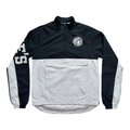 Black and white windbreaker - two-tone design