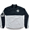 Black and white windbreaker - two-tone design