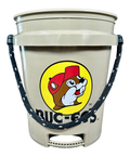Buc-ee's beige 5 gallon bucket - durable plastic construction