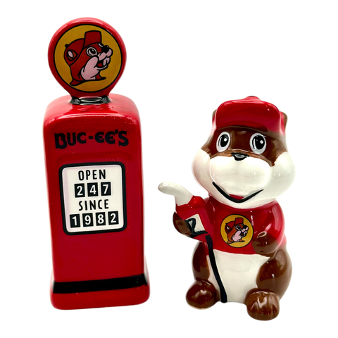 Red salt and pepper shakers - playful design