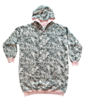 Camo oversized sleep hoodie - soft blend material