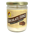 Clear jar candle - Chocolate fudge scent