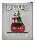 Red and green musical snow globe - plays "We Wish You a Merry Christmas"
