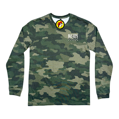 Camo long sleeve tee - soft cotton material