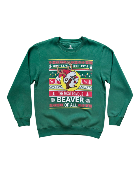 Green ugly sweater - festive holiday design