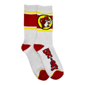 White crew socks - cotton blend material