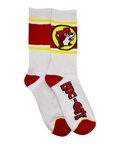 White crew socks - cotton blend material
