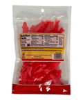 Red gummi fish candy - chewy texture for snacking